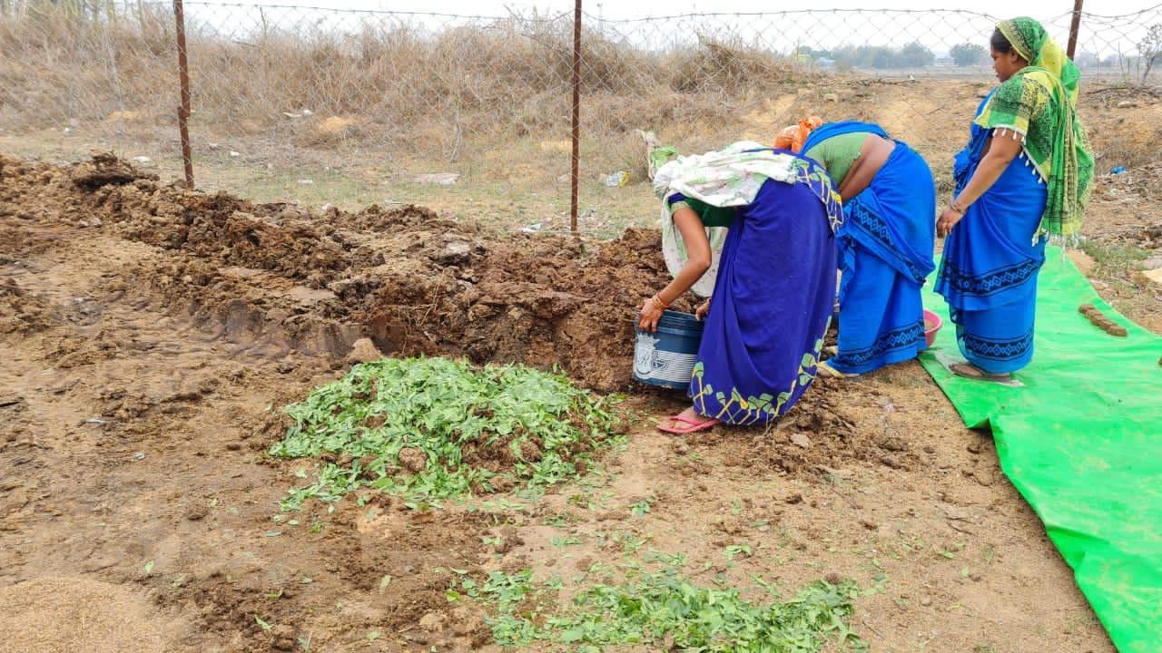 गोबर, भूसी, नीम के पत्ती से तैयार हो रहा मॉस्किटो फ्यूज़