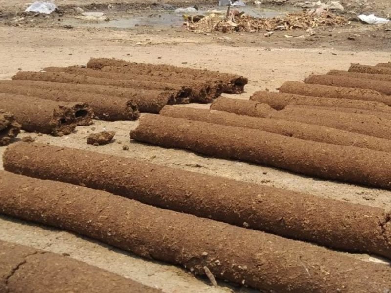 खाद के साथ अब गोबर से बनाए